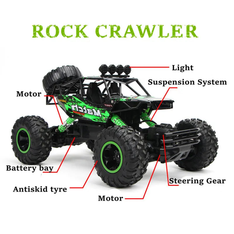 BIG Buggy Off-road Controle Remoto 1/12 e 1/16