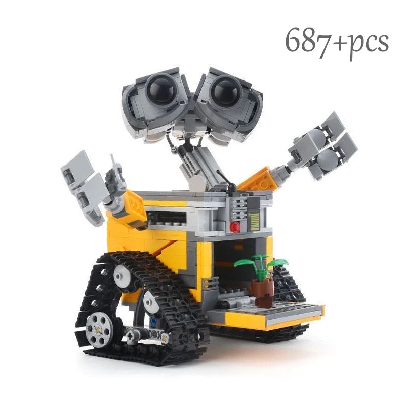 Wall E Motorizado de Blocos de montar com 687 pcs